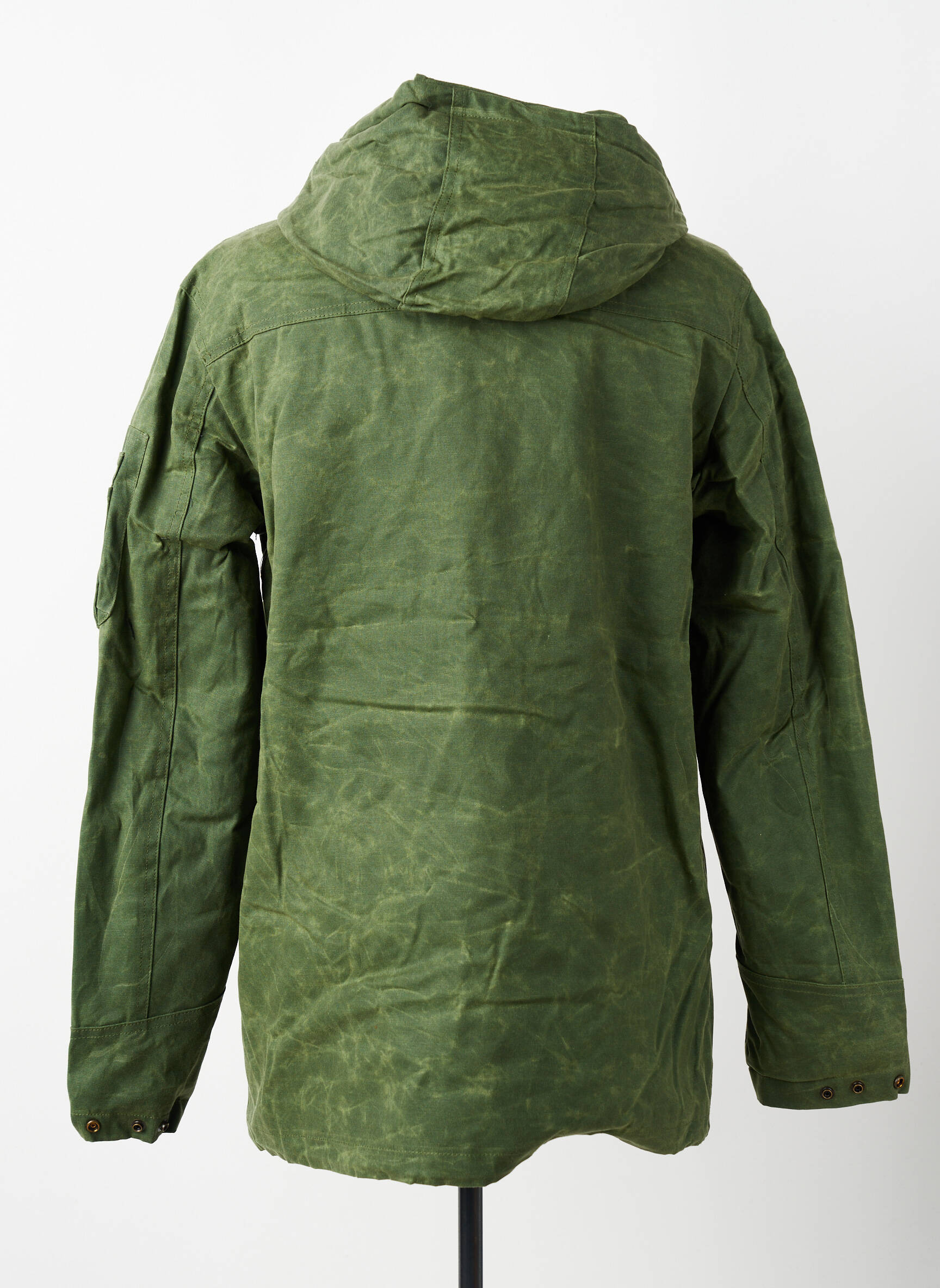 Parka finition intérieure doublure satiné a capuche vert BOMBERS homme