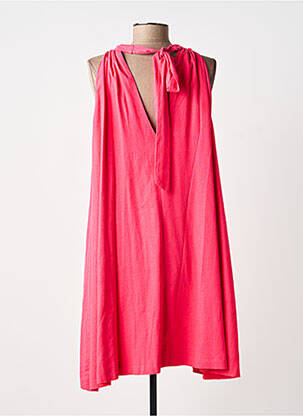 Robe courte sans manche sans manche rose GRACE & MILA femme