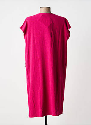 Robe courte manches courtes manches courtes violet GRACE & MILA femme