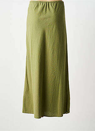 Jupe longue coupe fluide vert GRACE & MILA femme