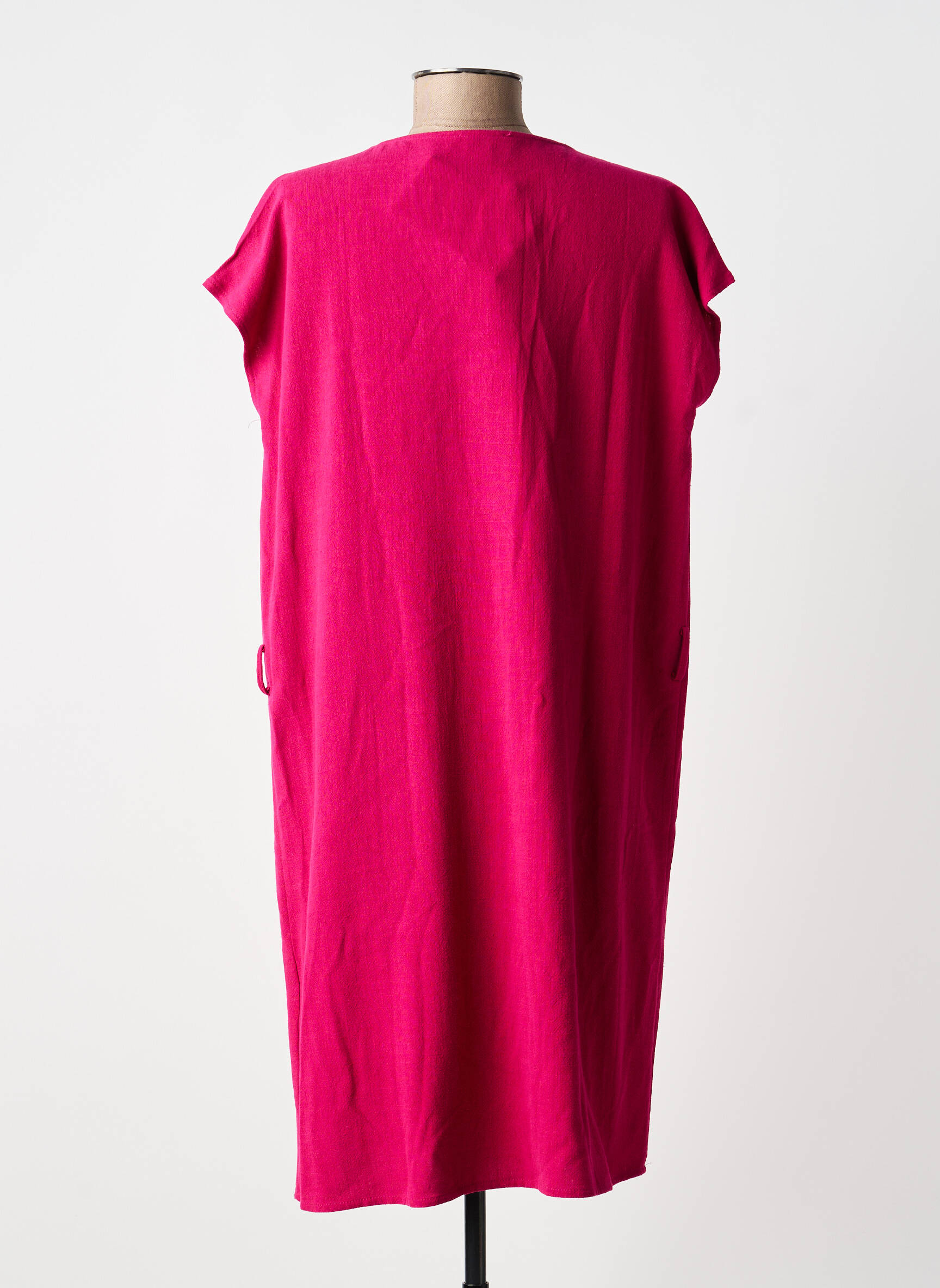 Robe courte manches courtes manches courtes violet GRACE & MILA femme