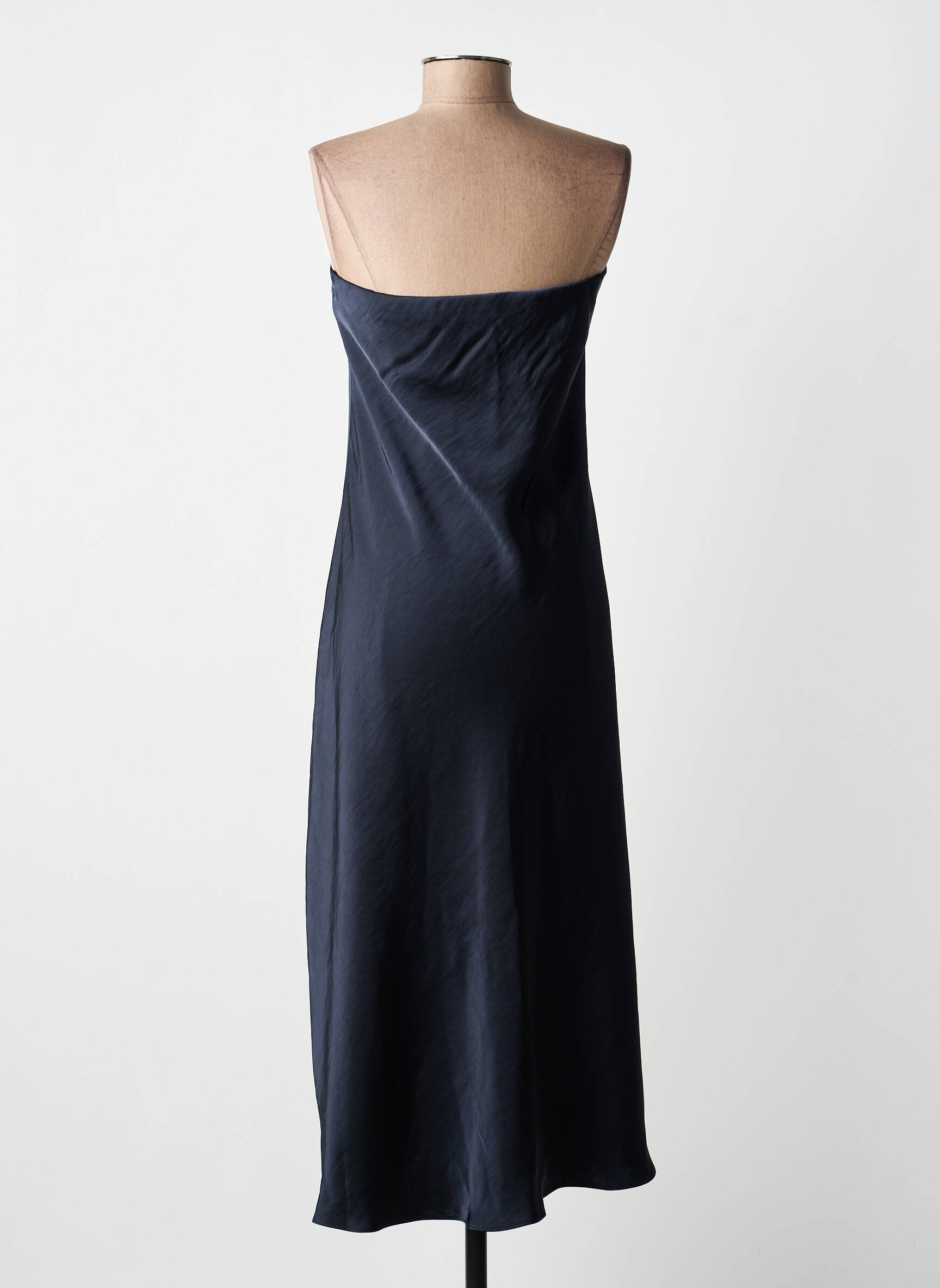 Robe mi-longue sans manche sans manche bleu ANGE femme