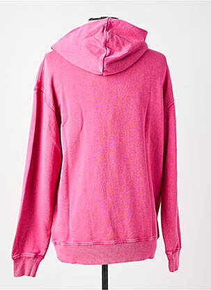 Sweat-shirt à capuche poches manches longues rose IKKS homme