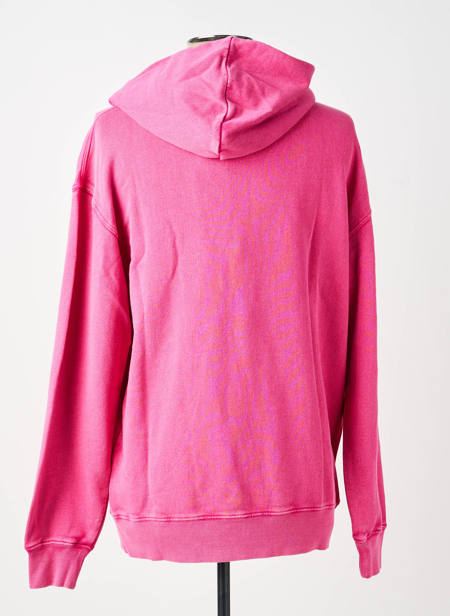 Sweat-shirt à capuche poches manches longues rose IKKS homme