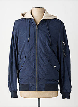 Veste casual resserrée sur le bas bleu IKKS homme