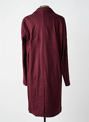 Manteau long coupe droite sans capuche violet THE KOOPLES homme