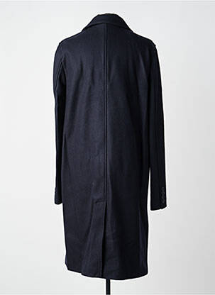 Manteau long coupe droite sans capuche bleu THE KOOPLES homme