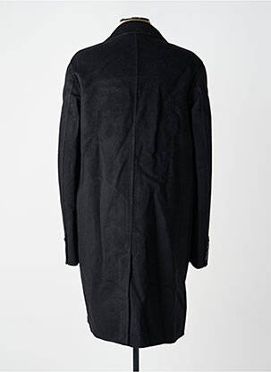 Manteau long coupe droite sans capuche noir THE KOOPLES homme