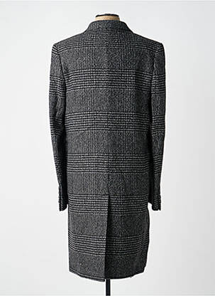 Manteau long coupe droite sans capuche gris THE KOOPLES homme