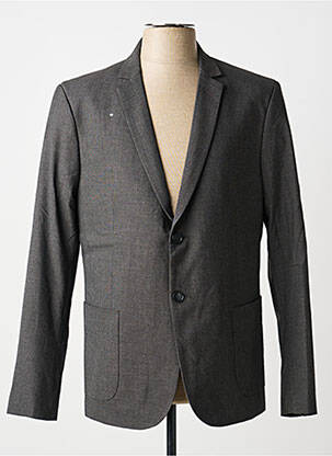 Blazer finition intérieure doublée gris IKKS homme