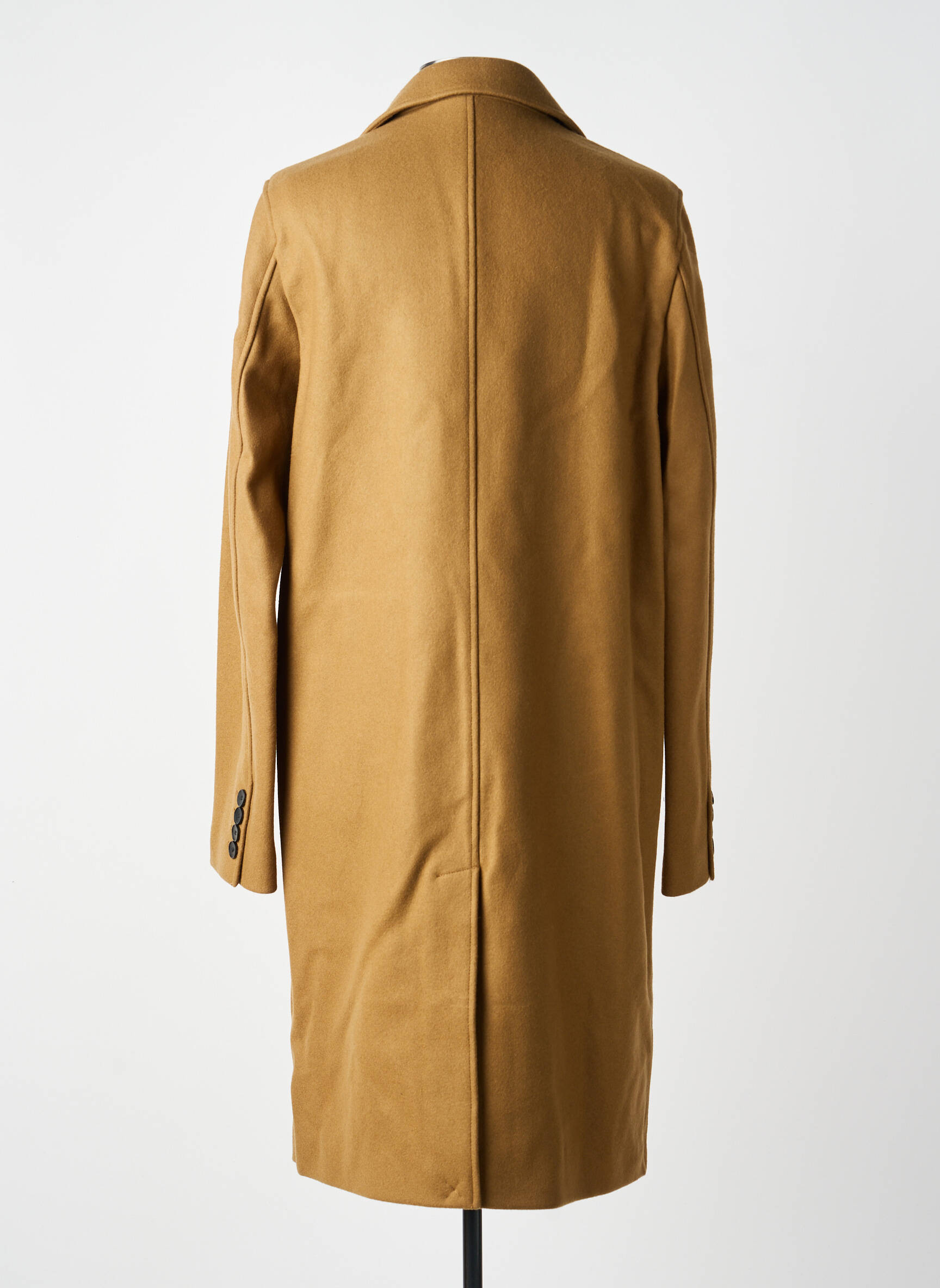 Manteau long coupe droite sans capuche vert THE KOOPLES homme