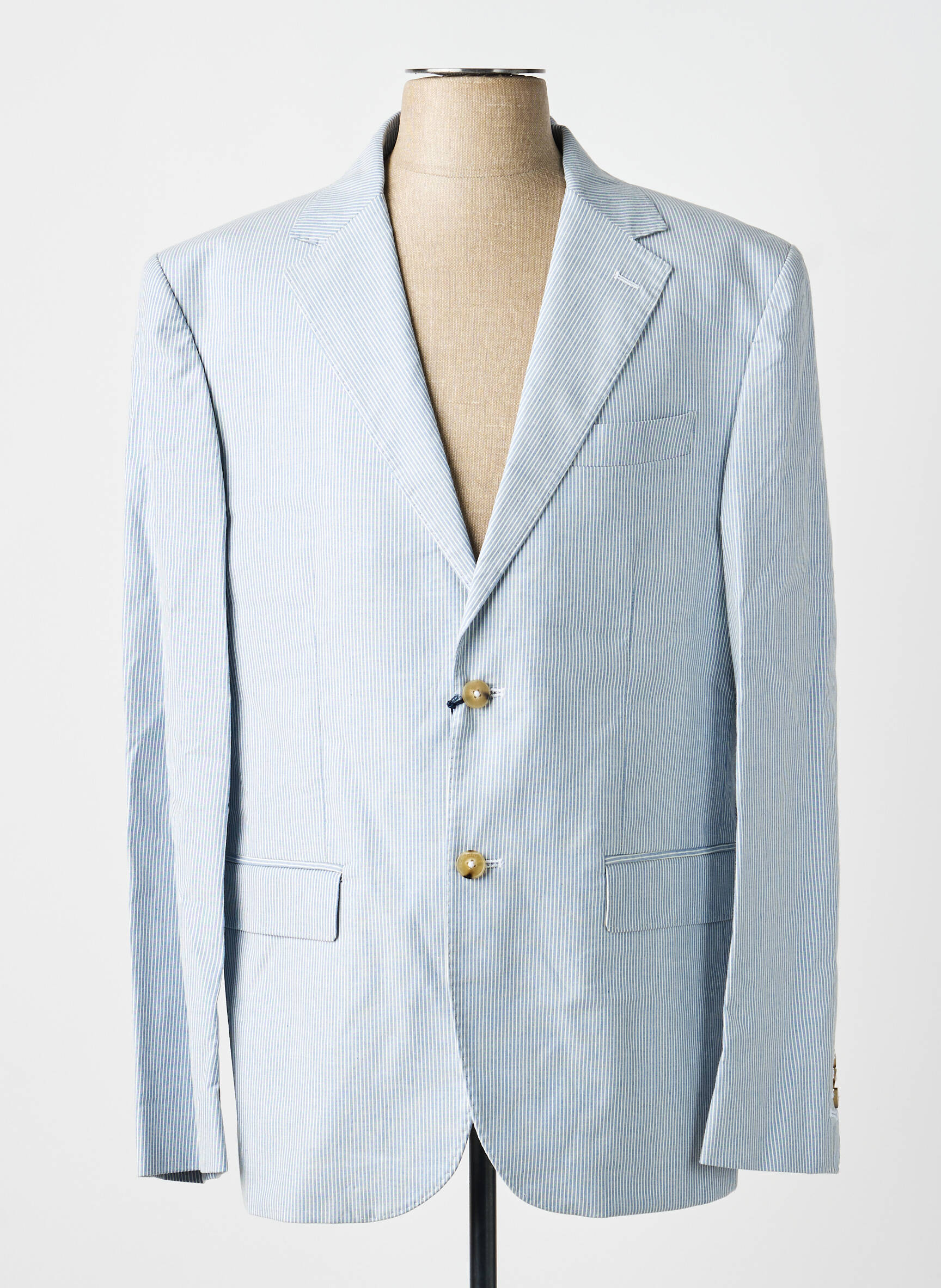Blazer finition intérieure doublée bleu FACONNABLE homme
