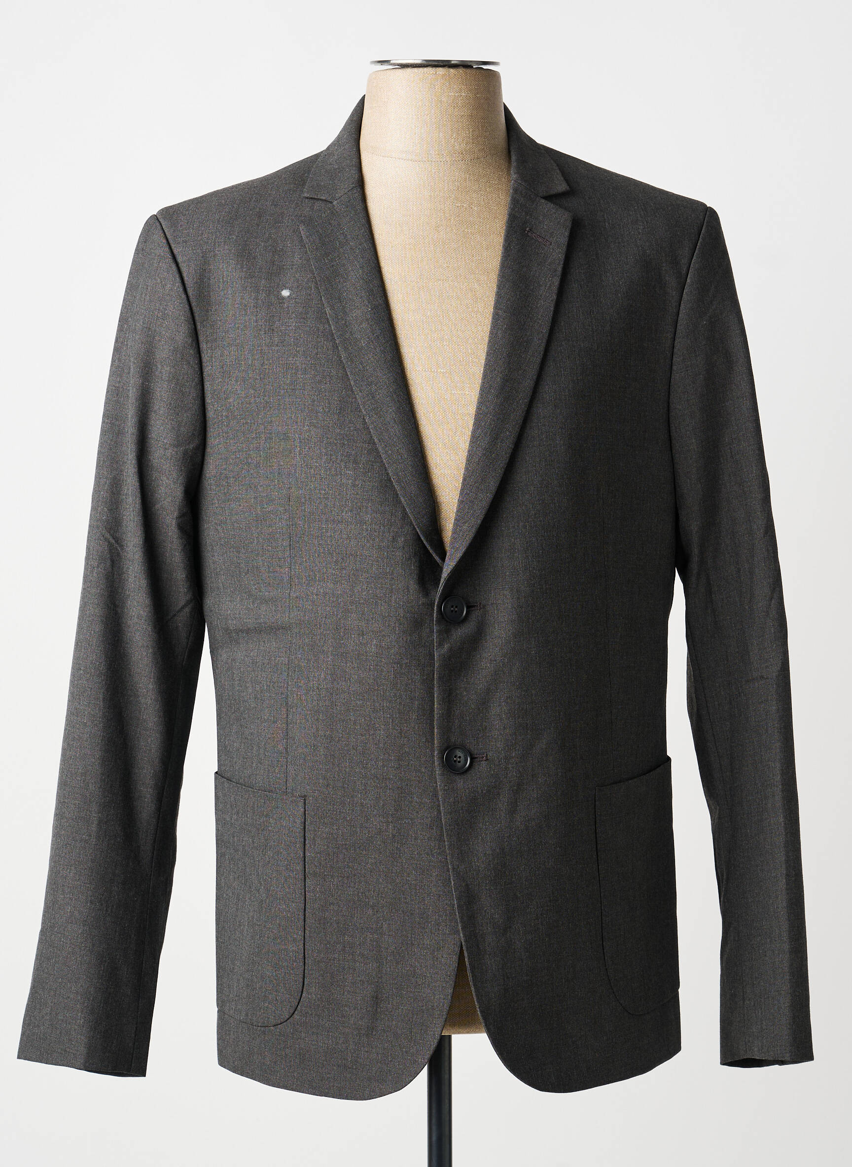 Blazer finition intérieure doublée gris IKKS homme