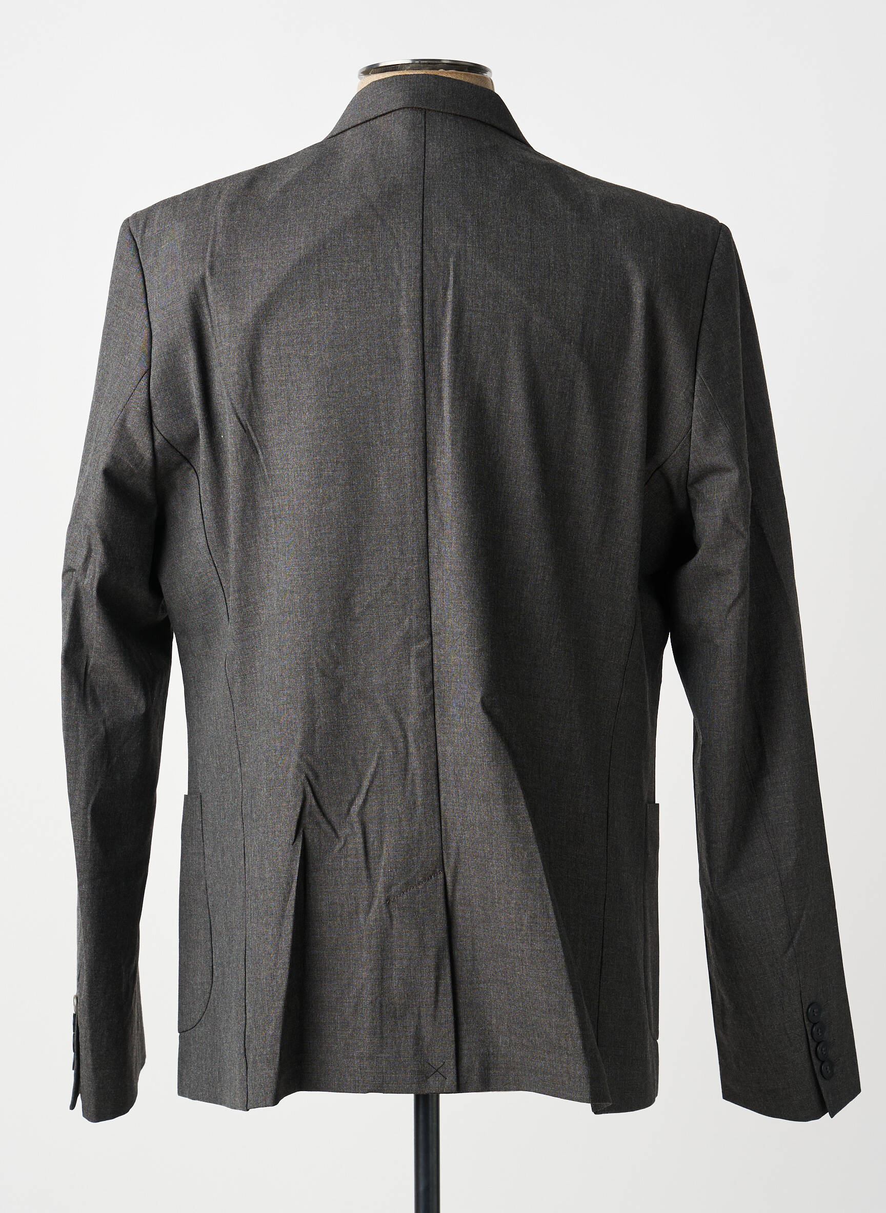 Blazer finition intérieure doublée gris IKKS homme