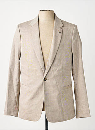 Blazer tissage chiné beige IKKS homme