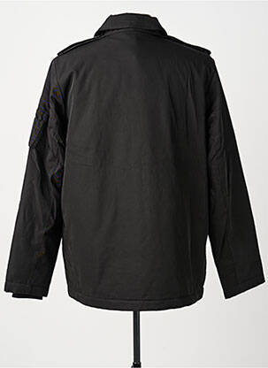 Parka finition intérieure doublure satiné sans capuche noir BOMBERS homme