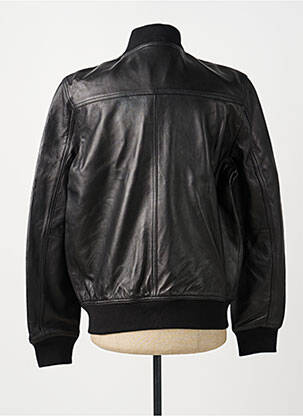 Veste en cuir poches noir THE KOOPLES homme