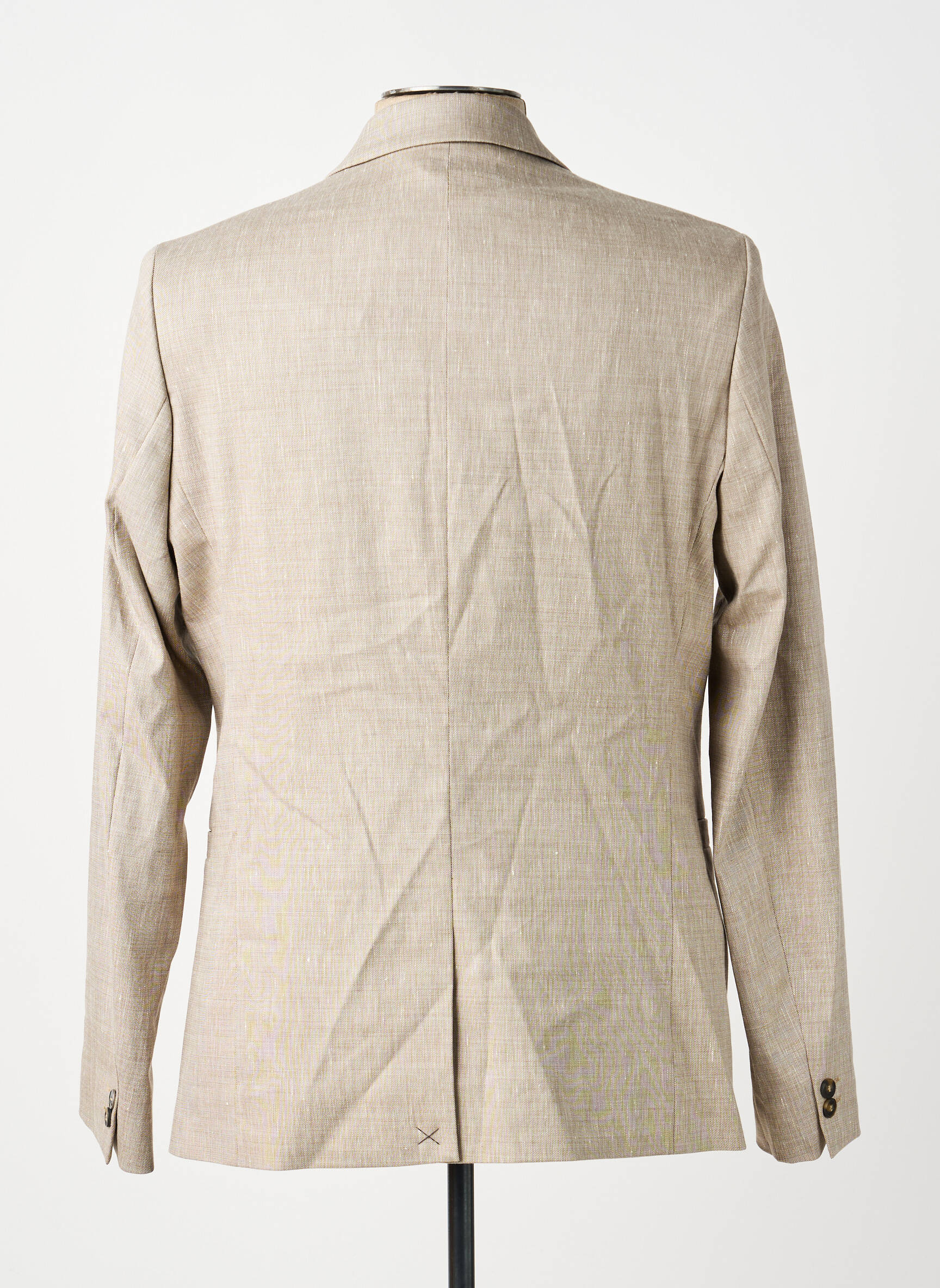 Blazer tissage chiné beige IKKS homme