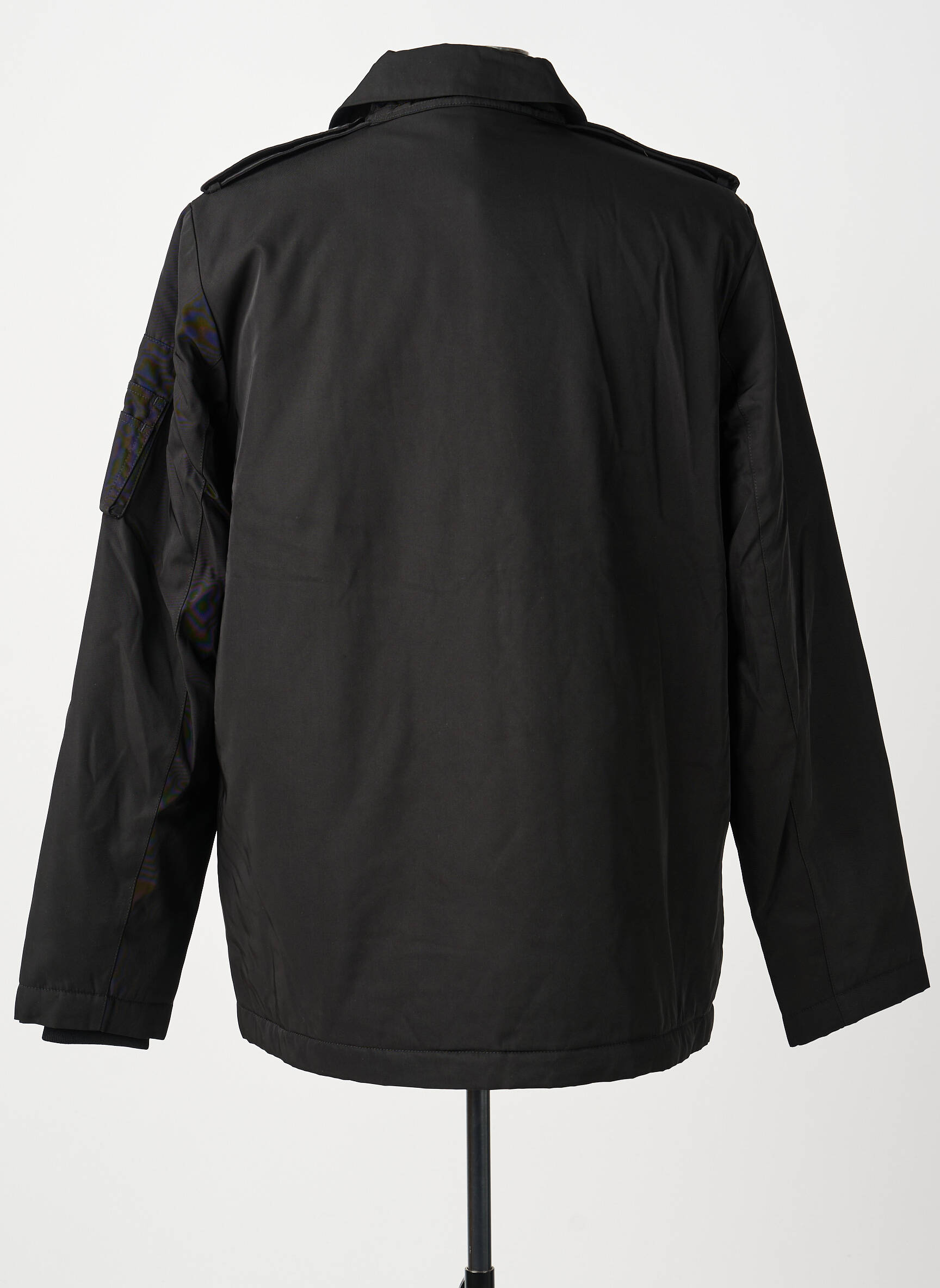 Parka finition intérieure doublure satiné sans capuche noir BOMBERS homme