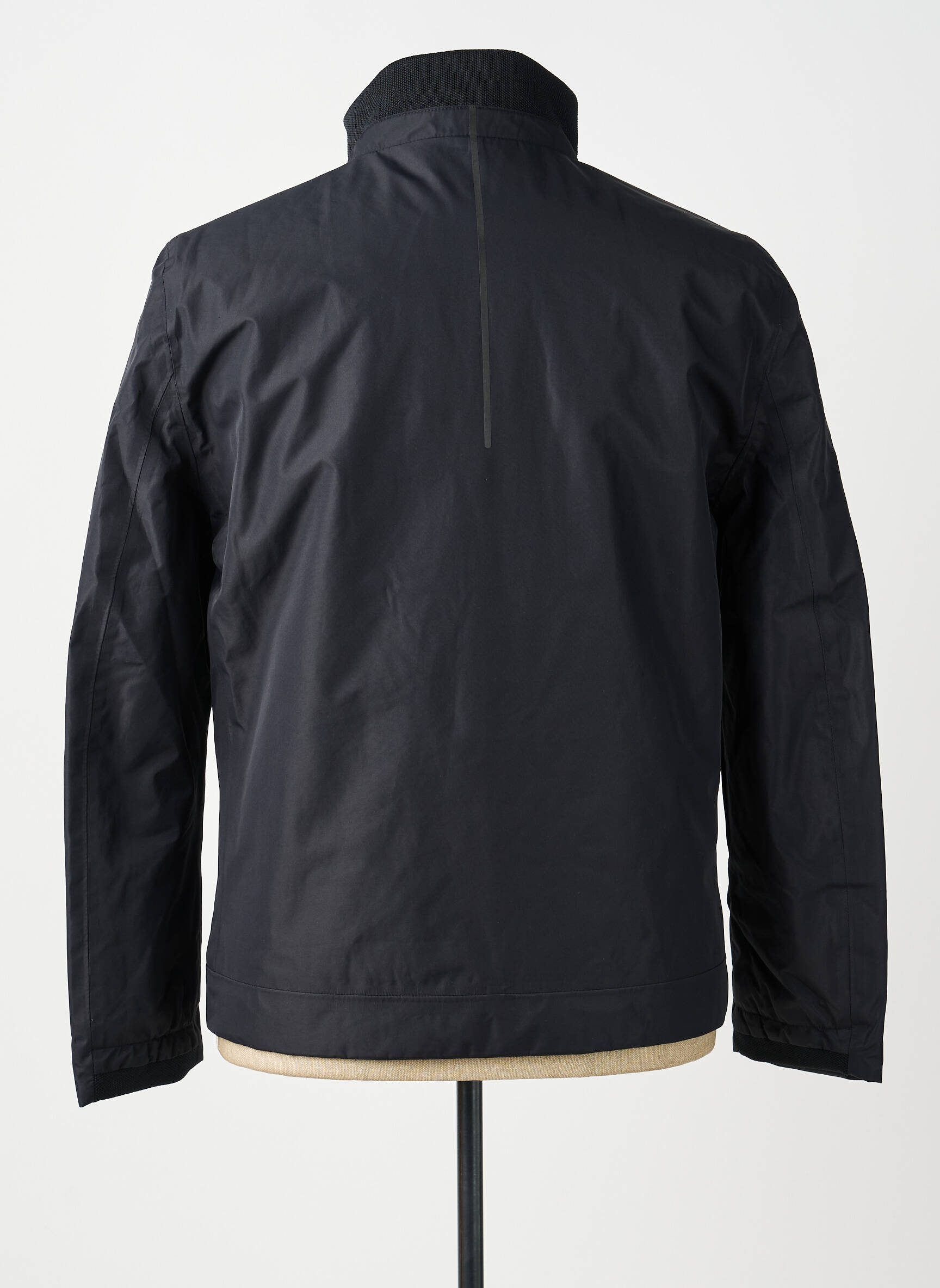 Parka finition intérieure doublure satiné sans capuche noir IKKS homme