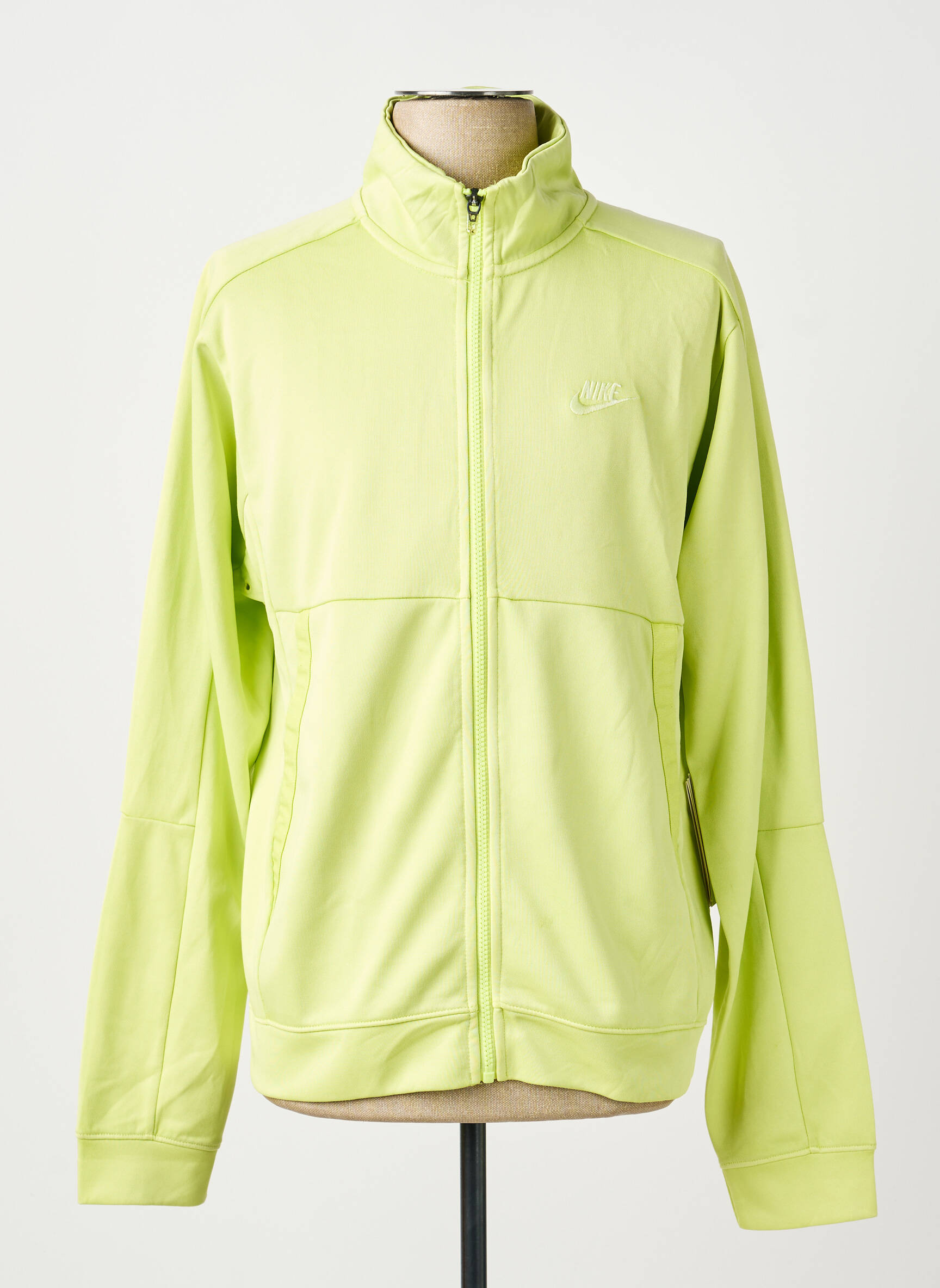 Veste casual resserrée sur le bas vert NIKE homme
