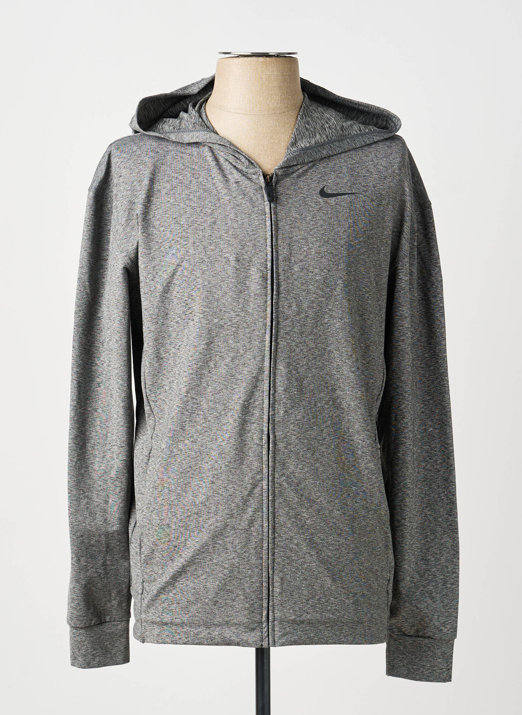 Veste casual resserrée sur le bas gris NIKE homme