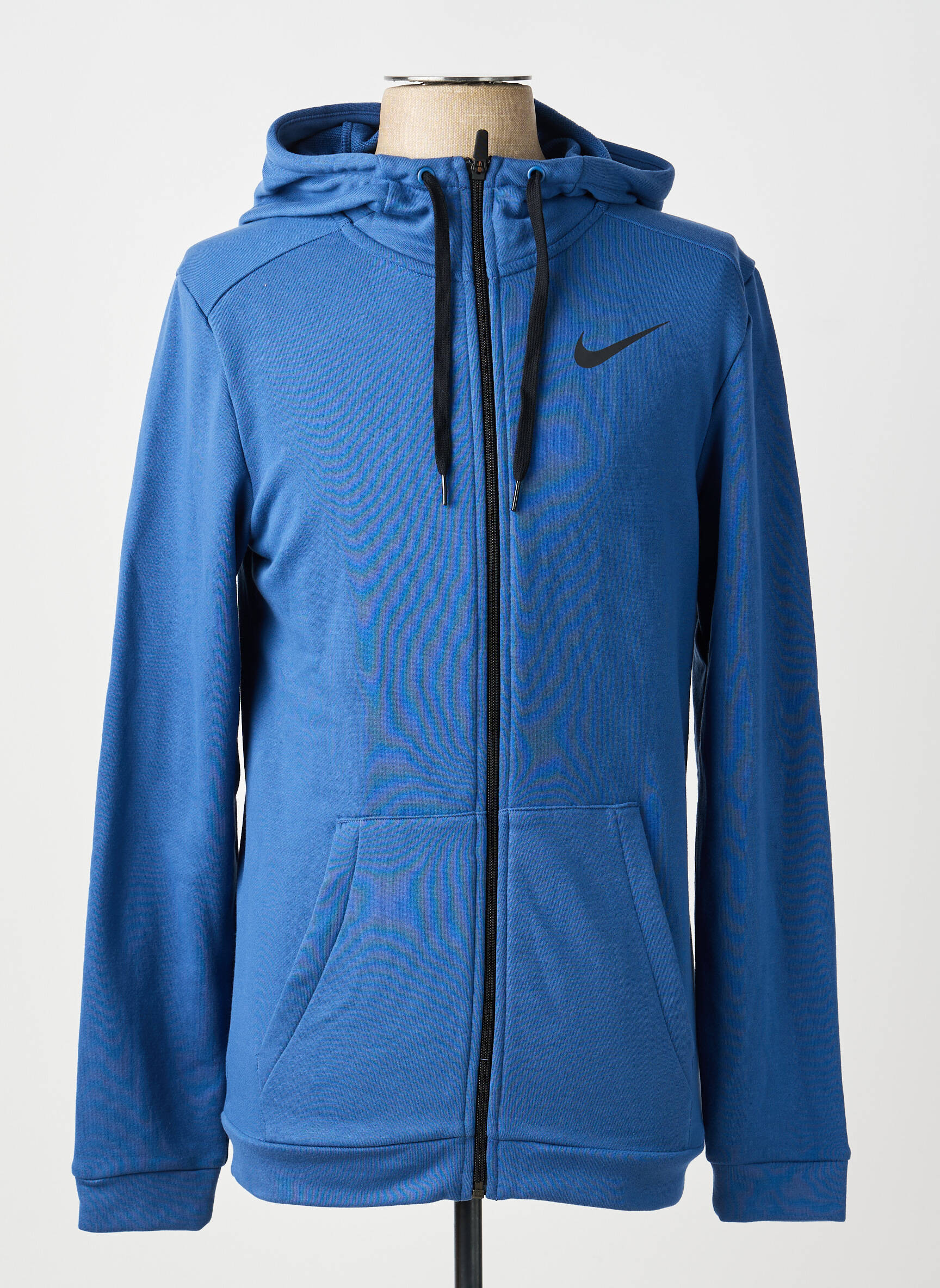 Veste casual resserrée sur le bas bleu NIKE homme