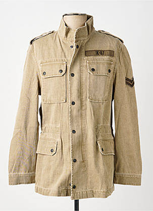 Veste casual poignets pressionnés vert IKKS homme