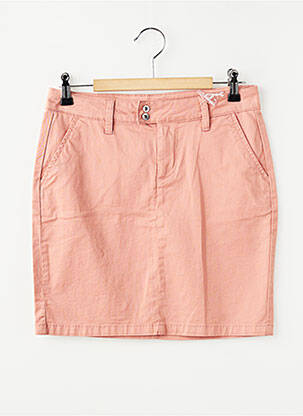 Jupe courte taille à pinces orange LPB LES PETITES BOMBES  femme