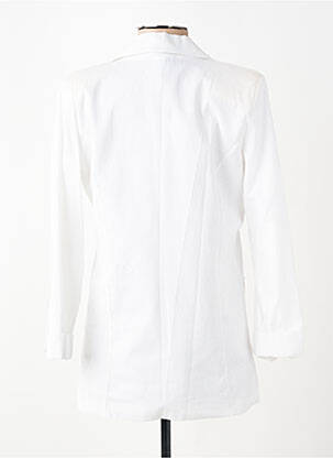 Blazer poches blanc JOLIFLY & JUSTINE Y femme
