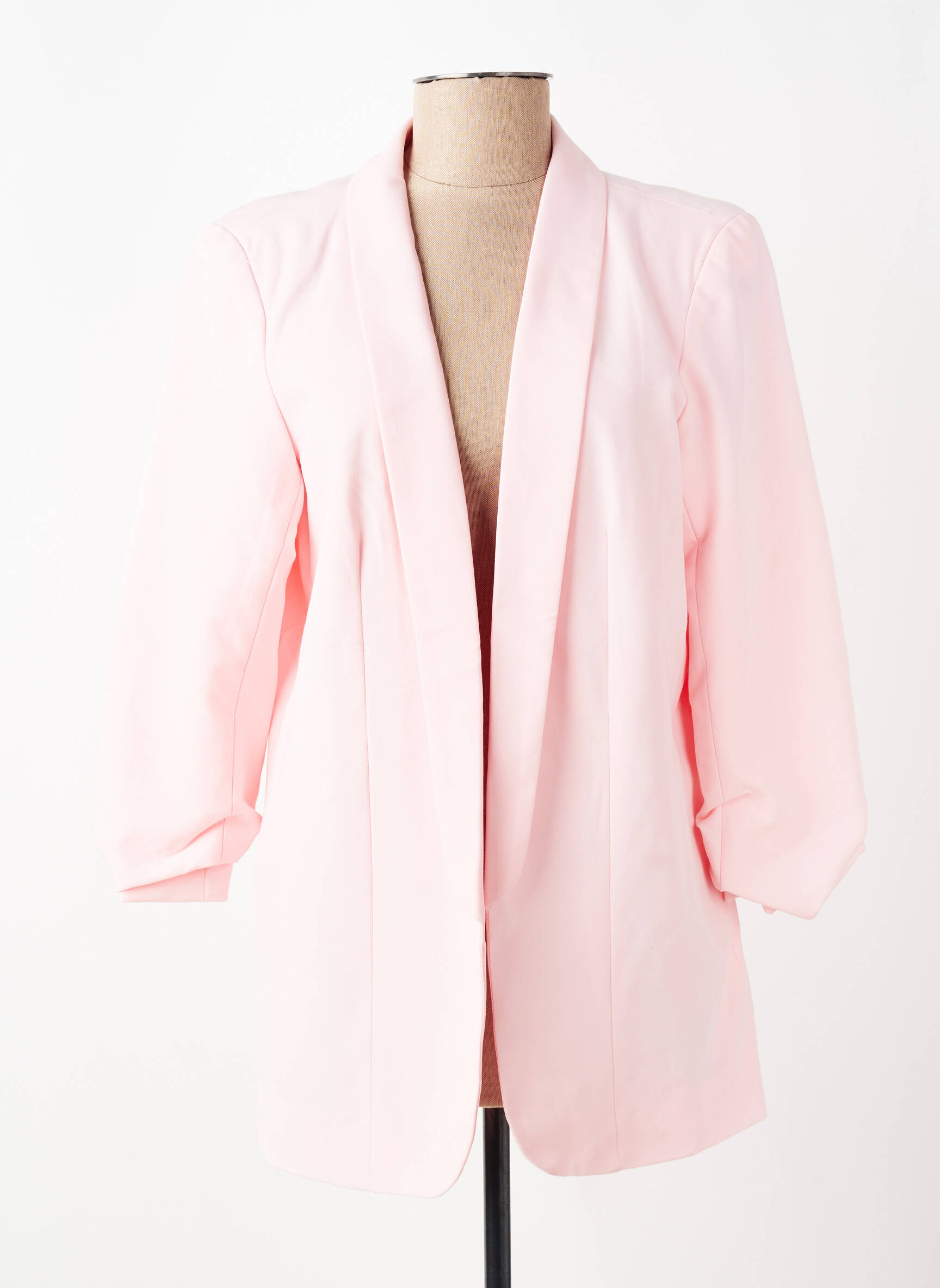 Blazer coupe cintrée rose PIECES femme