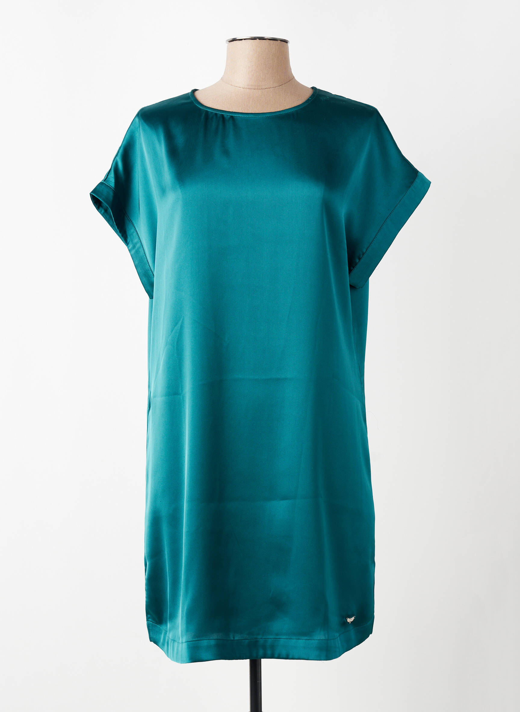 Robe courte manches courtes manches courtes vert LPB LES PETITES BOMBES  femme