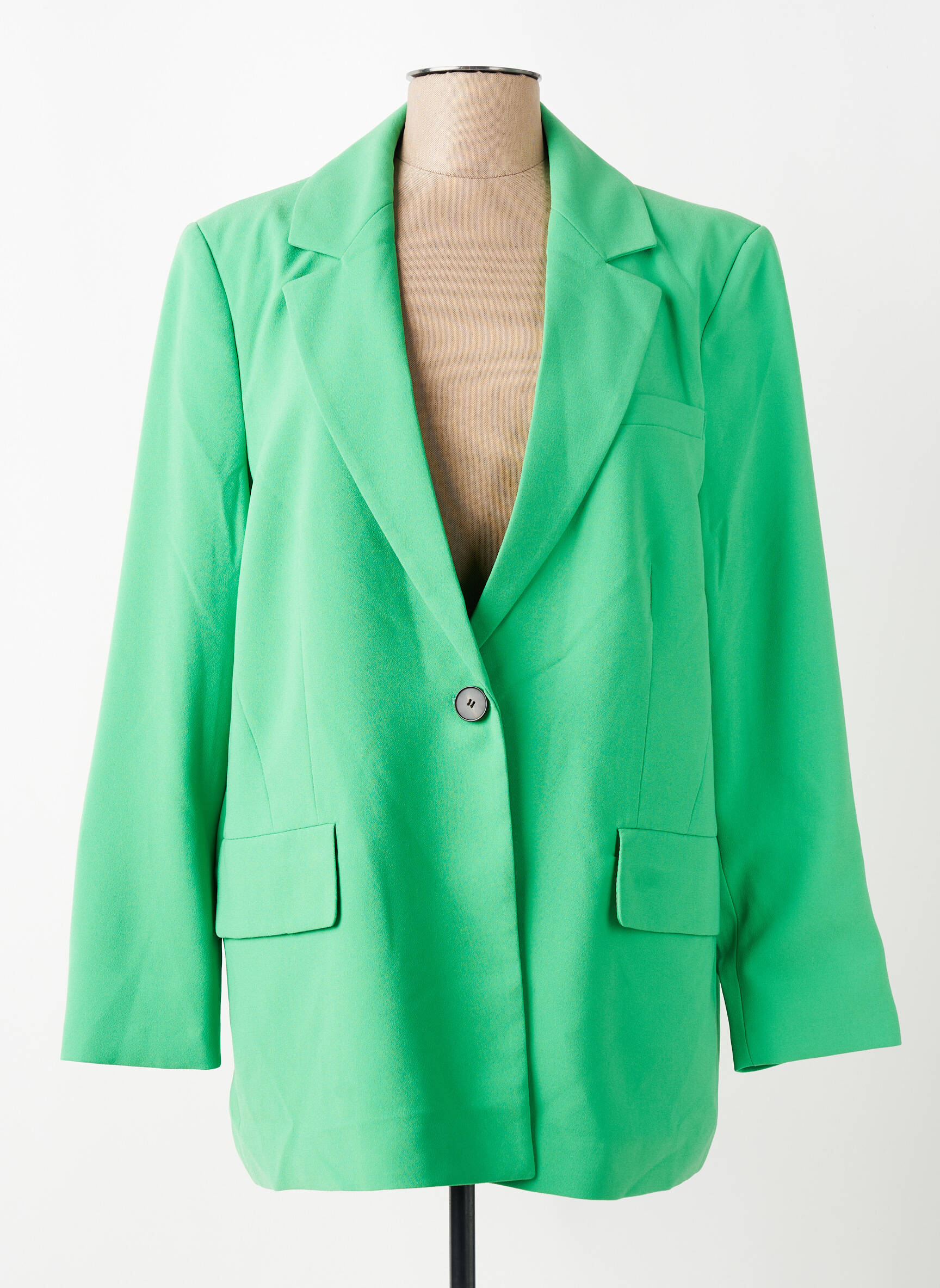 Blazer poches vert ONLY CARMAKOMA femme