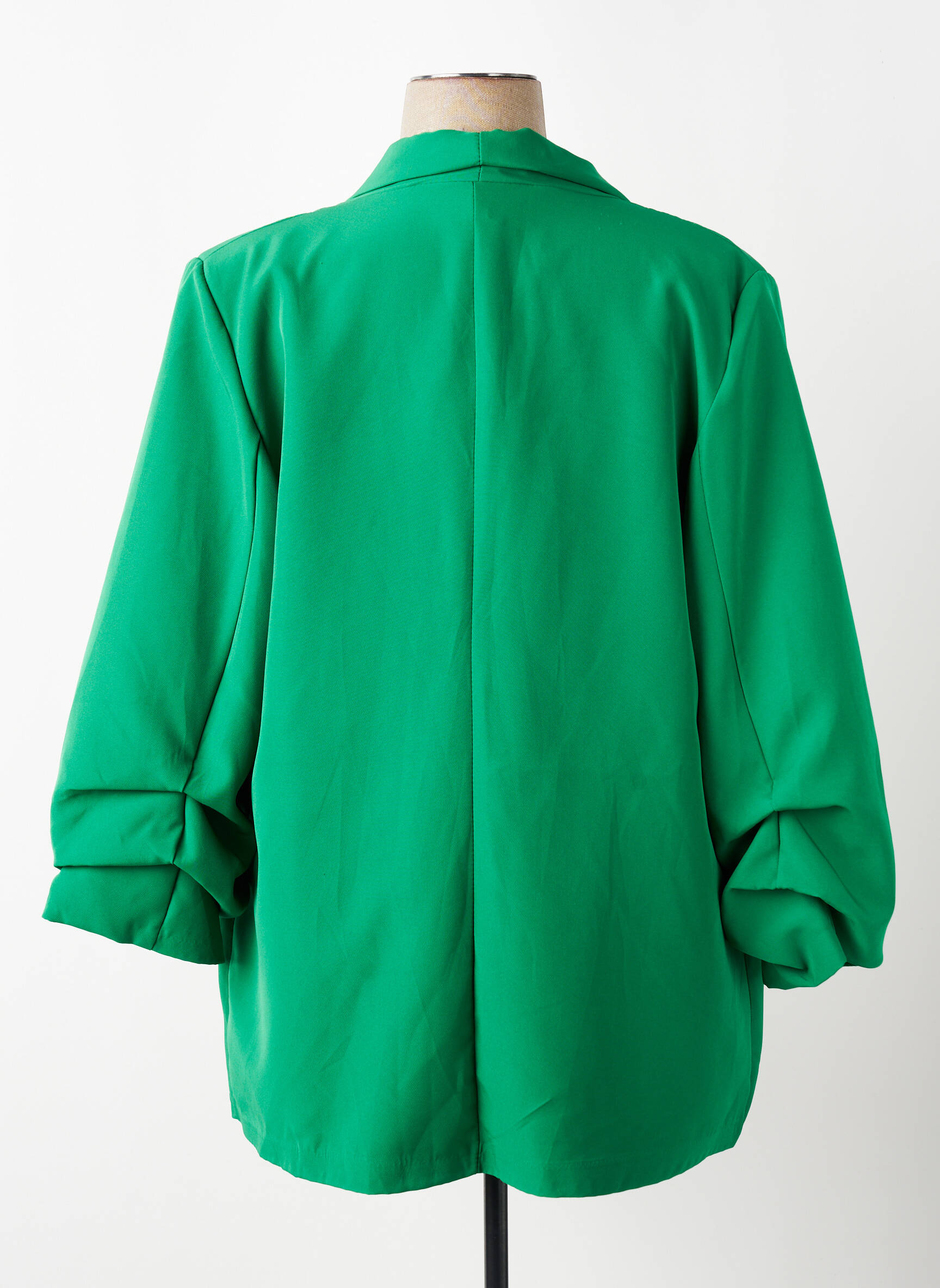 Blazer fausses poches vert JOLIFLY & JUSTINE Y femme