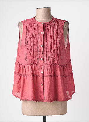 Top sans manche sans manche violet ANDROMEDE femme