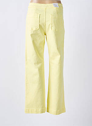 Jeans coupe droite taille normale taille normale jaune MAJOLICA femme