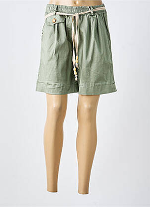 Short taille normale taille normale vert IZZY femme
