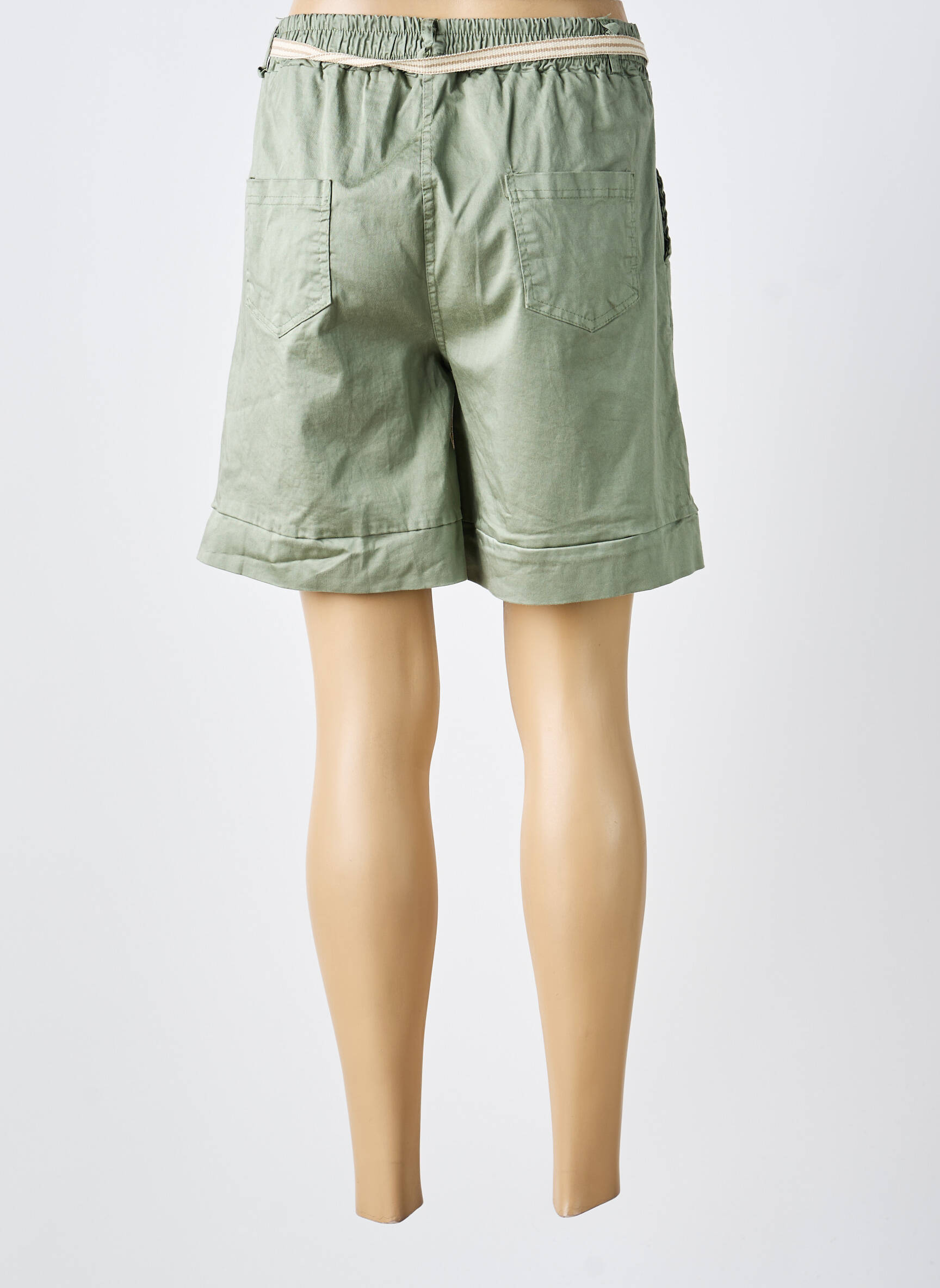 Short taille normale taille normale vert IZZY femme