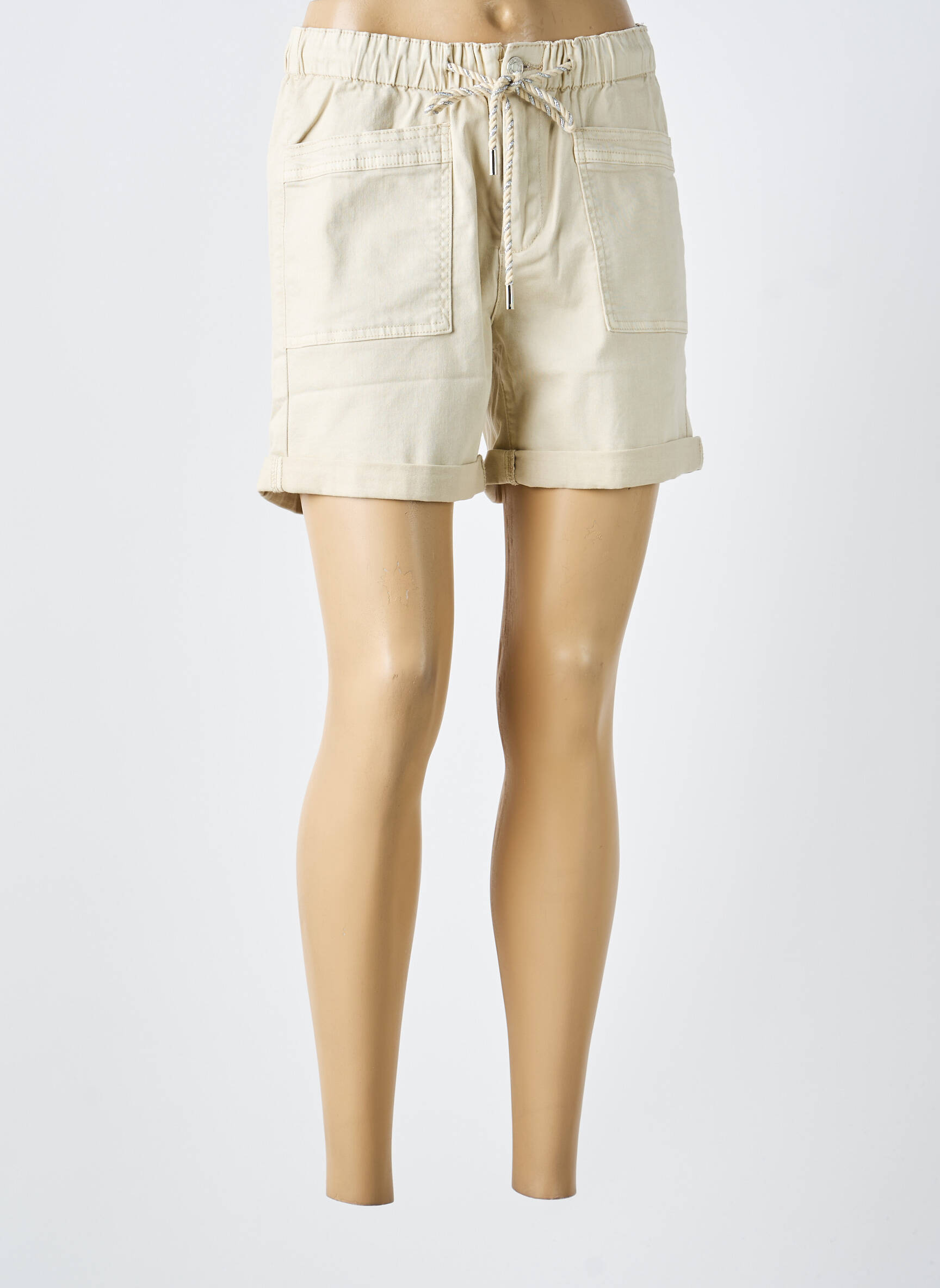 Short taille normale taille normale beige ZAC & ZOE femme