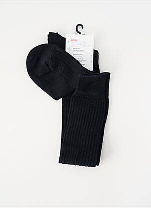 Chaussettes stretch noir PERRIN homme