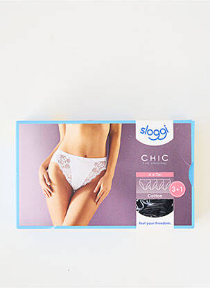 Culotte stretch noir SLOGGI femme