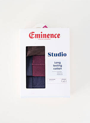 Boxer tissage jersey bleu EMINENCE homme
