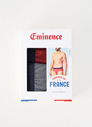 Slip imprimé rayures bleu EMINENCE homme