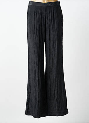 Pantalon flare taille élastique taille normale noir FORTE-FORTE femme