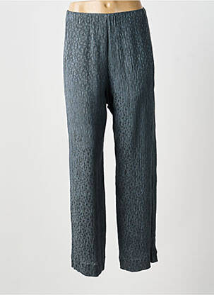 Pantalon droit stretch taille haute bleu MASSCOB femme