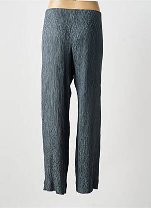 Pantalon droit stretch taille haute bleu MASSCOB femme