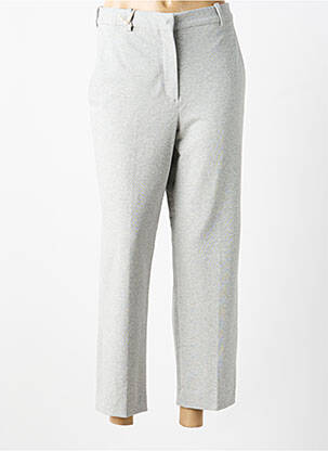 Pantalon 7/8 stretch taille normale gris CIRCOLO 1901 femme