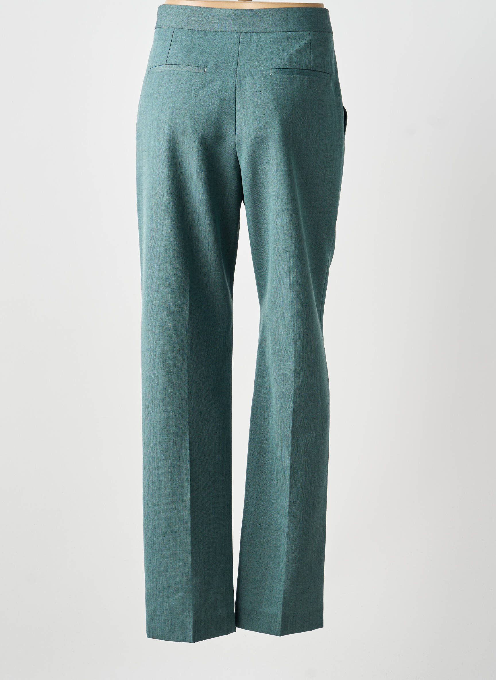 Pantalon droit taille à pinces taille normale vert SOEUR femme