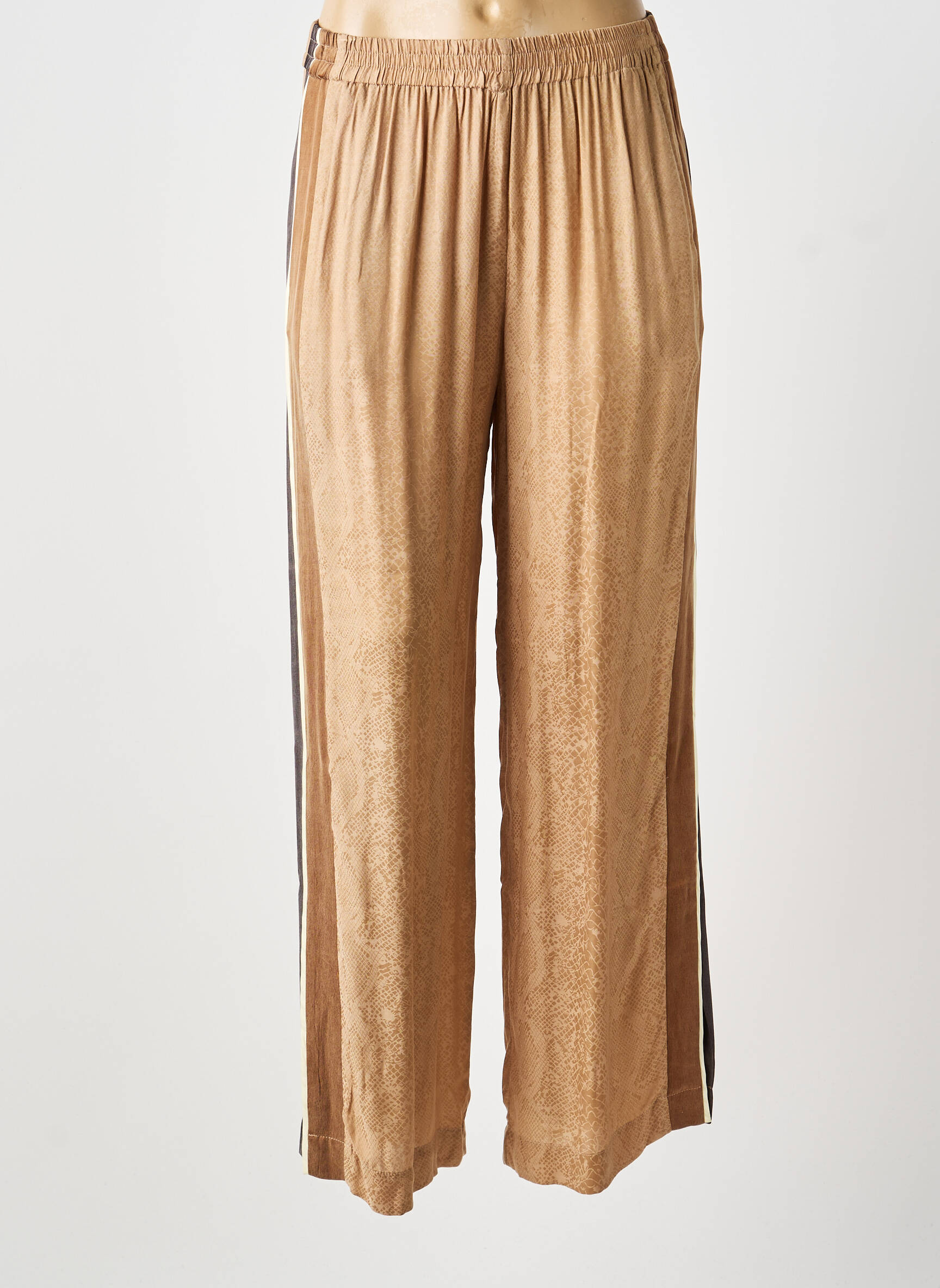 Pantalon large coupe fluide taille normale marron MES DEMOISELLES...PARIS femme