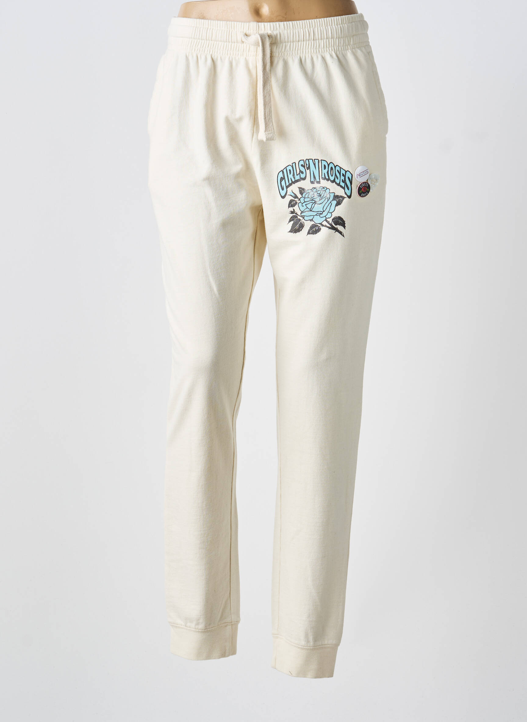 Jogging stretch taille normale beige NEWTONE femme